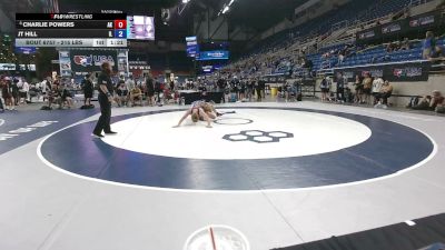 215 lbs Cons. Rd Of 16 - Charlie Powers, Alaska vs JT Hill, Illinois