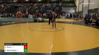 145 lbs Prelims - Angel Reyes, Bryan Youth Wrestling Club vs Skyler Geier/Dodson, Western Nebraska Titans