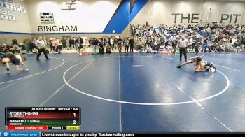 100 lbs Cons. Round 2 - Ryder Thomas, Salem Hills vs Nash Rutledge, Ridgeline