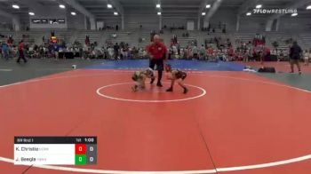 52 lbs Prelims - Kaiden Christie, Germantown Wrestling Elem vs Jackson Beegle, Young Guns White