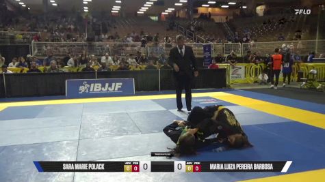 Maria Luiza Pereira Barbosa vs Sara Marie Polack 2025 Pan Kids Jiu-Jitsu IBJJF Championship