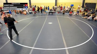 132 lbs Cons. Round 2 - Garrett Kuch, IA vs Claudio Rodriguez, IL