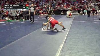 3A-132 lbs Cons. Semi - Elijah Hyet, Dubuque Hempstead vs Avery Van Zelderen, Dallas Center-Grimes