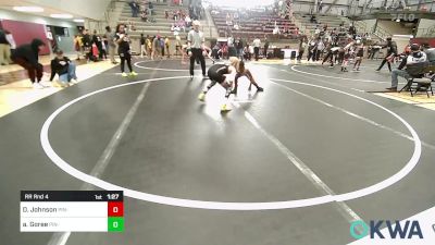 76 lbs Rr Rnd 4 - Drey Johnson, Pin-King All Stars vs Armond Goree, Pin-King All Stars