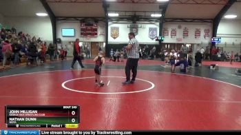 4 lbs Round 5 - John Milligan, Keokuk Kids Wrestling Club vs Nathan Dunn, Niota