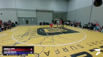 132 lbs Round 2 (8 Team) - Jessica Cope, Texas Blue vs Shelbie Brehm, South Dakota Blue