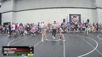 80 lbs Round 2 - Ansley Martin, Dixie Hornets vs Aria Bushaw, Carolina Reapers