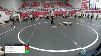 43 lbs Quarterfinal - Oliver Campbell, Elgin Wrestling vs Easton Wright, Cushing