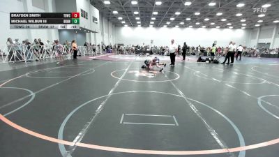 110 lbs Rr Rnd 2 - Brayden Smith, TDWC Minions Orange - EL vs Michael Wilbur III, Brawler Elite - EL