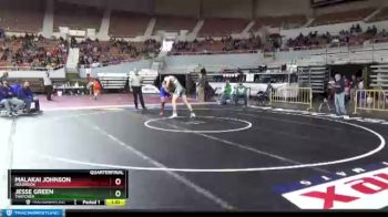 Quarterfinal - Malakai Johnson, Holbrook vs Jesse Green, Thatcher