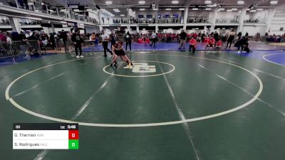 88 lbs Rr Rnd 1 - Grace Therrien, Agawam vs Stella Rodrigues, Falcons WC