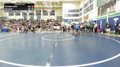 190 lbs Cons. Round 1 - Victorie Lewis, Crawford vs Mia Baez, Brawley