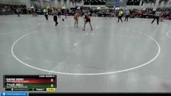 157 lbs Cons. Round 5 - Tyler Abell, BullTrained Wrestling vs Dayne Serio, SPAR Wrestling Academy