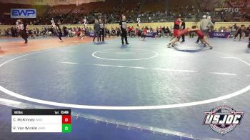 90 lbs Consolation - Chanlee McKinney, Woodland Wrestling Club vs Rylan Van Winkle, Amped Wrestling Club