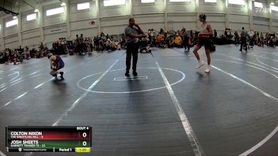 126 lbs Round 2 (6 Team) - Josh Sheets, Garnett Trained TS vs Colton Nixon, The Wrestling Mill