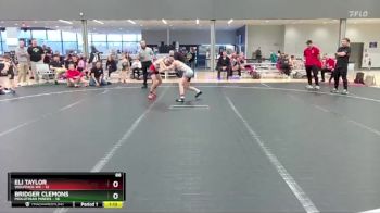 88 lbs Round 5 (6 Team) - Bridger Clemons, Midlothian Miners vs Eli Taylor, Wolfpack WC