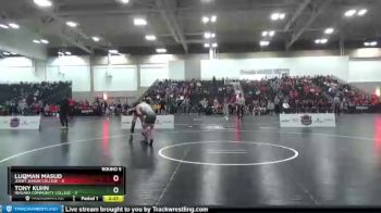 125 lbs Round 5 (6 Team) - Tony Kuhn, Niagara Community College vs Luqman Masud, Joliet Junior College