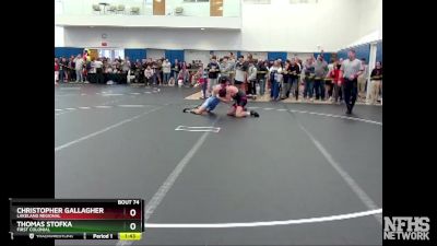 150 lbs Prelim - Christopher Gallagher, Lakeland Regional vs Thomas Stofka, First Colonial