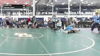 162 lbs Rr Rnd 5 - Ryker Cox, Homegrown Black - HSC vs Michael Craft, Revival Pink - HSC