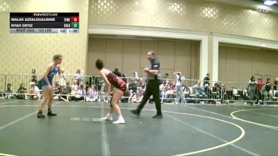 123 lbs Round Of 64 - Malak Azzaloualidine, Temecula Valley HS vs Nyah Ortiz, Gold Rush Wr Ac