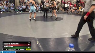 132 lbs Quarters & Wb (16 Team) - Wyatt Mann, South Adams vs Brayden Burelison, Cascade