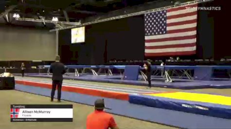Allison McMurray - Tumbling, Flipside - 2021 USA Gymnastics Championships