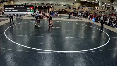 175 lbs Quarterfinals (8 Team) - John Pettis, Station Camp High School vs Connor Martin, Millington Central High School