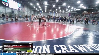 117 lbs Champ. Round 1 - Isreal Lopez, Victory Wrestling-Central WA vs Micheal Cervantes Jr., Toppenish USA WC