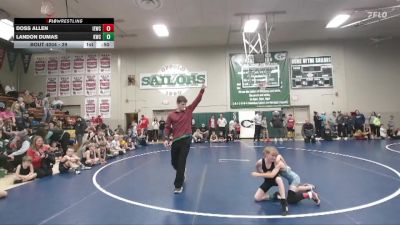 29 lbs Round 1 - Landon Dumas, Knights Wrestling Club vs Doss Allen, Iowa Elite Wrestling Club