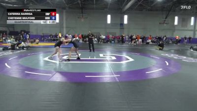117 lbs Quarterfinal - Caterina Barriga, Simpson vs Cheyenne Mulford, Cornell College