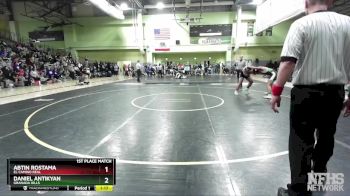 190 lbs 1st Place Match - Daniel Antikyan, GRANADA HILLS vs Abtin Rostama, El Camino Real