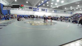 125 lbs Champ. Round 3 - Kenslie Watts, San Clemente vs Briseis Ayala, Warren