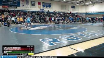 285 lbs Quarterfinal - Lamarcus Osborne, Minneapolis North Community vs Joe Prom, Foley