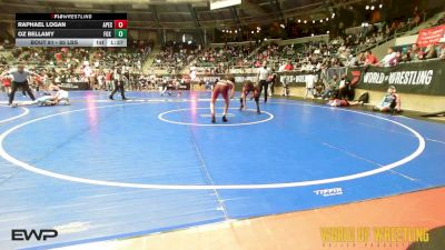85 lbs Round Of 16 - Raphael Logan, Apex vs Oz Bellamy, Fox Valley Wrestling Club