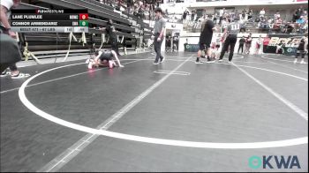 67 lbs Consolation - Lane Plumlee, Mustang Bronco Wrestling Club vs Connor Armendariz, Shelton Wrestling Academy