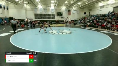 152 lbs Round 1 (10 Team) - Liam Fox, Cheyenne East vs Kyle Cahill, Rock Springs