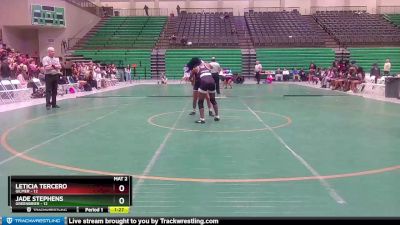 120 lbs Placement Matches (8 Team) - Leticia Tercero, Gilmer vs Jade Stephens, Greenbrier