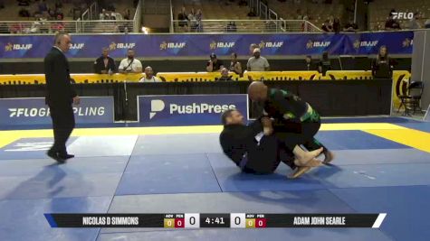 Adam John Searle vs Nicolas D Simmons 2026 Pan Jiu Jitsu IBJJF Championship