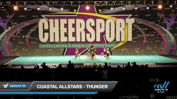 Coastal Allstars - Thunder [2022 L2 Junior - D2 - Small - A] 2022 CHEERSPORT National Cheerleading Championship