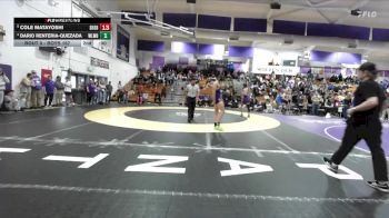 Boys 167 lbs Quarterfinal - Cole Matayoshi, Shasta Boys vs Dario Renteria-Quezada, Willows Boys