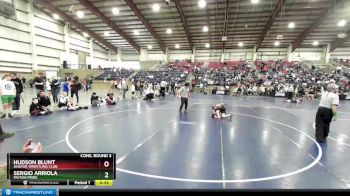 58 lbs Cons. Round 3 - Hudson Blunt, Aviator Wrestling Club vs Sergio Arriola, Payson Pride