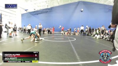 88 lbs Placement (4 Team) - Ashton Allfree, Slyfox Black vs Jack Gravitt, OpenMats Wrestling Club