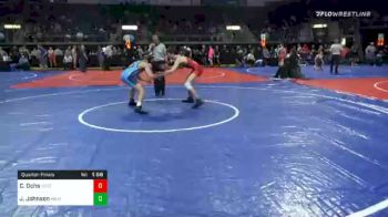 128 lbs Quarterfinal - Carson Ochs, Next Level Training vs Jacob Johnson, Milbank