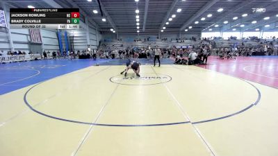 145 lbs Round Of 32 - Jackson Rowling, NC vs Brady Colville, PA