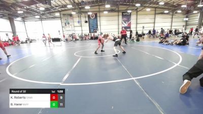 138 lbs Round Of 32 - Kaygen Roberts, CKWA vs Brandt Harer, Buffalo Valley Wrestling Club - Black