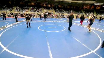 155 lbs Quarterfinal - Luke Hayden, BullTrained vs Aadin Taylor, Broken Bow Youth Wrestling