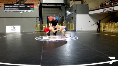 Junior Boys - 190 lbs Champ. Round 1 - Steven Castro Jr., Swamp Monsters Wrestling Club vs Demetri Clark, Temecula Valley High School Wrestling