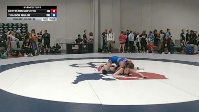 130 lbs Champ. Rd Of 32 - Kaytylynn Goforth, Sanderson Wrestling Academy vs Kaison Miller, Norton Wrestling Club