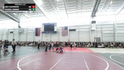 144 lbs Quarterfinal - Max Halverson, 208 Spartans vs Russell Gerber, Grindhouse WC