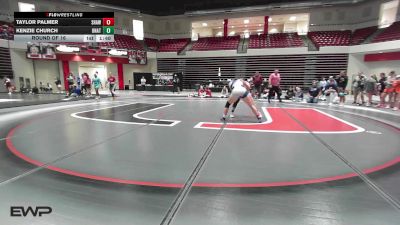 170 lbs Round Of 16 - Taylor Palmer, Shawnee High School Girls vs Kenzie Church, Unattached